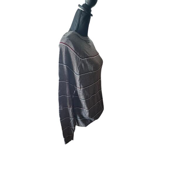 Banana Republic Men’s Striped Merino Wool Sweater – Classic Crewneck - Picture 4 of 8